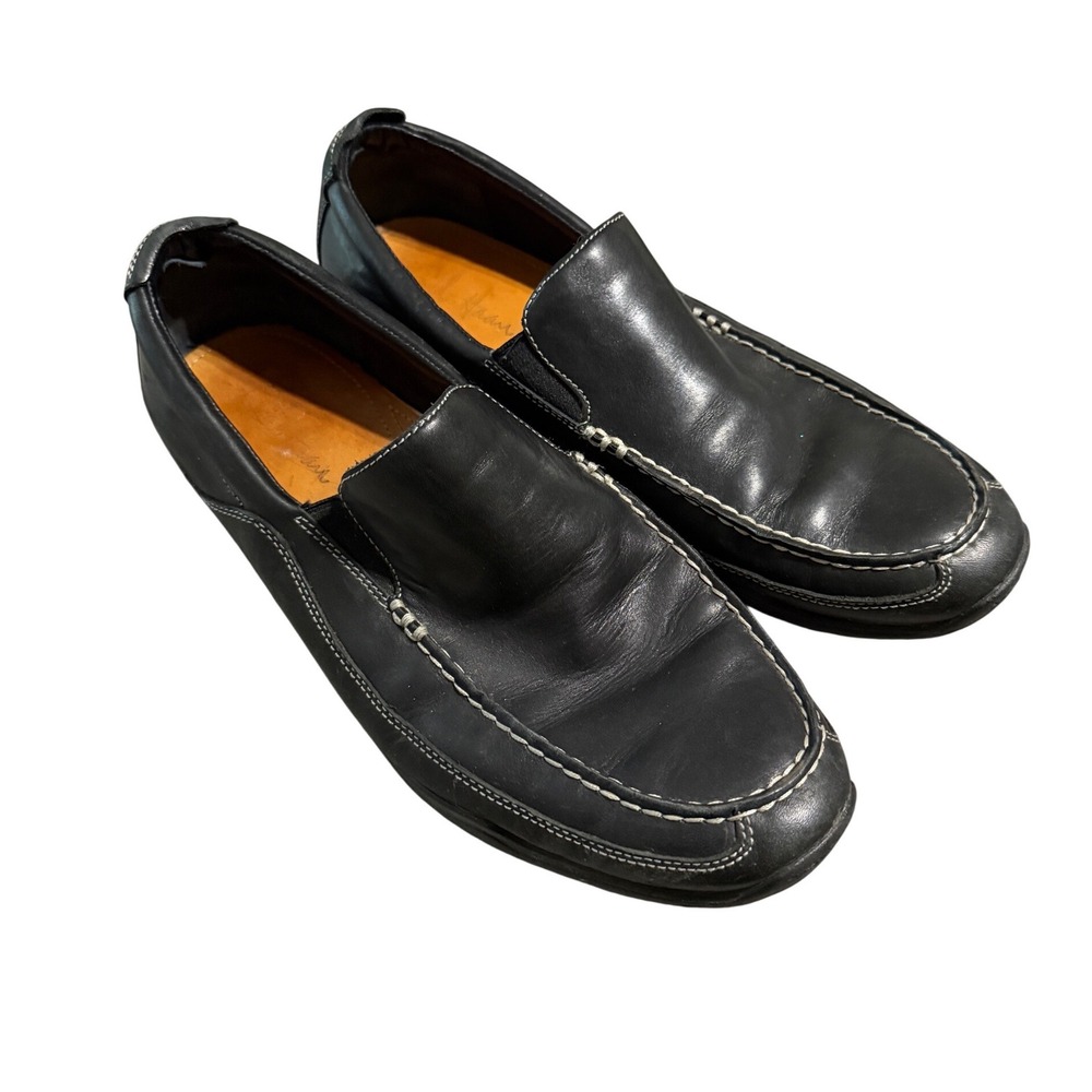 Cole Haan Nike Air Men Loafer C08039 Black Size 13 Slip On Career Formal